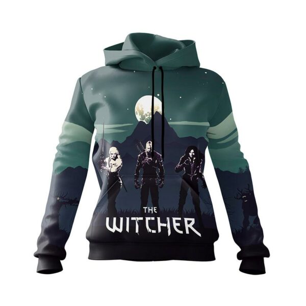 Худі жіноче з принтом «Відьмак. Нічні герої. The Witcher. Night heroes»