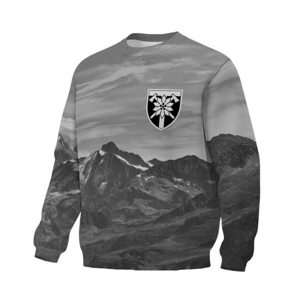 Світшот унісекс з принтом «128-ма окрема гірсько-штурмова бригада. Незламність. Indestructibility»