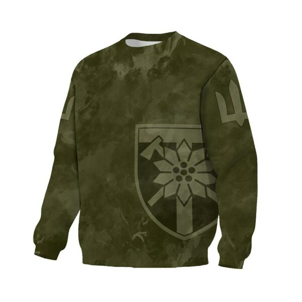 Світшот унісекс з принтом «128-ма окрема гірсько-штурмова бригада. Тактичний стиль. Tactical style»