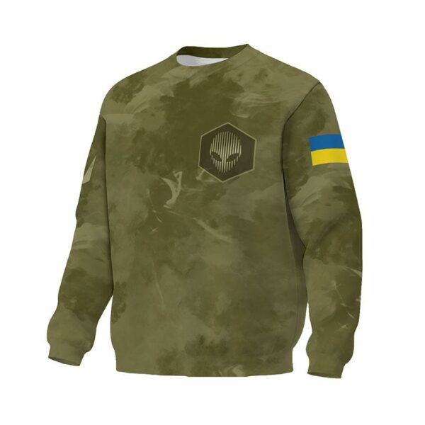 Світшот унісекс з принтом «412-та окрема бригада безпілотних систем «NEMESIS». Тактичний стиль. Tactical style»