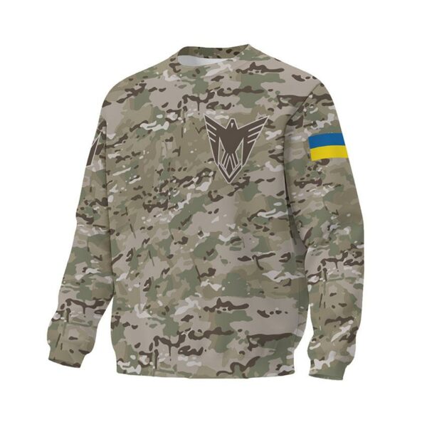 Світшот унісекс з принтом «9-та окрема бригада безпілотних систем. Незламний знак. Unbreakable Symbol»