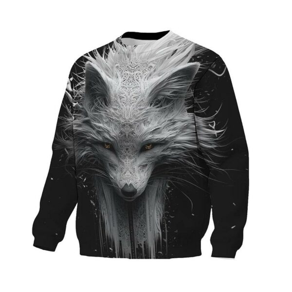 Світшот унісекс з принтом «Фантазійна лисиця. Fantasy fox»