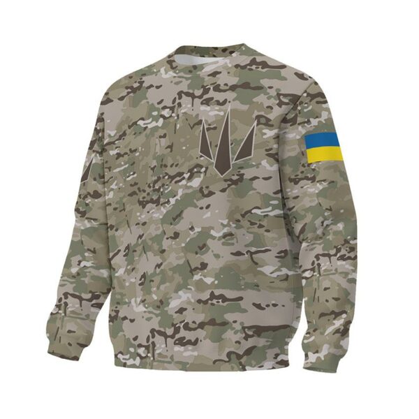 Світшот унісекс з принтом «Сили безпілотних систем. Незламний знак. Unbreakable Symbol»