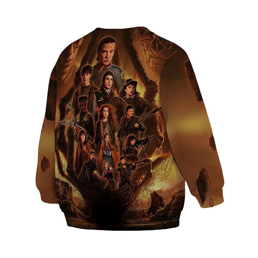 Свитшот детский с принтом «Очень странные дела. 5 сезон. Мир Ужасов. Stranger Things. Season 5. World of Horrors»