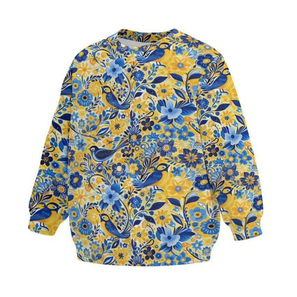 Свитшот детский с принтом «Украинский сад. Ukrainian garden»