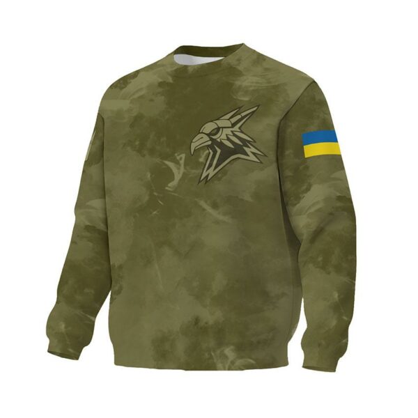 Світшот унісекс з принтом «424-й окремий батальйон безпілотних систем «SVAROG». Тактичний стиль. Tactical style»