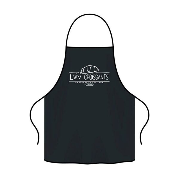 Фартук с принтом «Львовские круассаны. Lviv Croissants»
