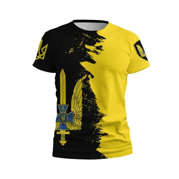 Футболка мужская спортивная с принтом «Альфа. Спецподразделение СБУ. Стальной меч. Steel Sword»