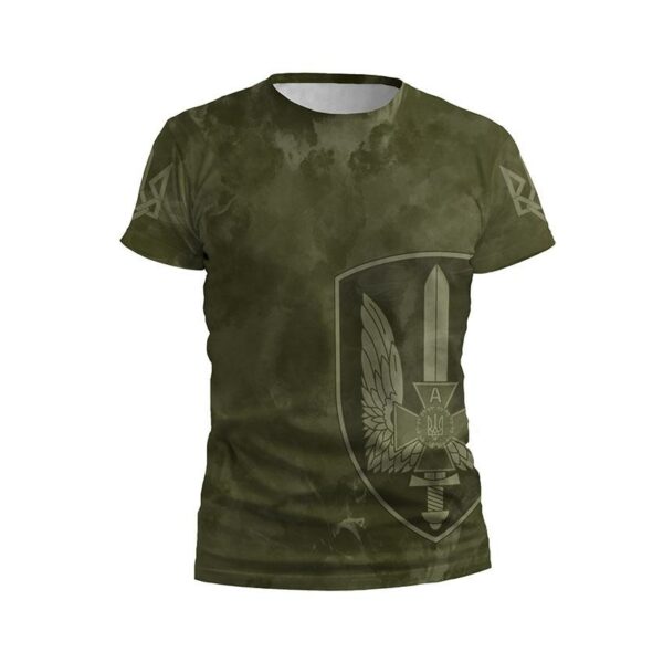 Футболка мужская спортивная с принтом «Альфа. Спецподразделение СБУ. Тактический стиль. Tactical style»
