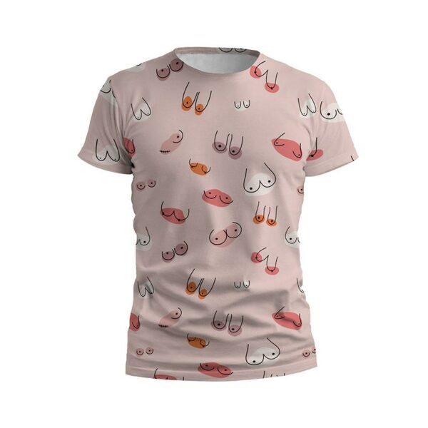 Футболка мужская спортивная с принтом «Бодипозитивный паттерн. Body Positive Pattern»