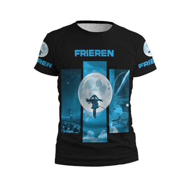 Футболка дитяча спортивна з принтом «Фрірен, що проводжає в останню путь. Шлях ельфійської мандрівниці. Frieren. Beyond Journey's End. The Path of the Elven Traveler»