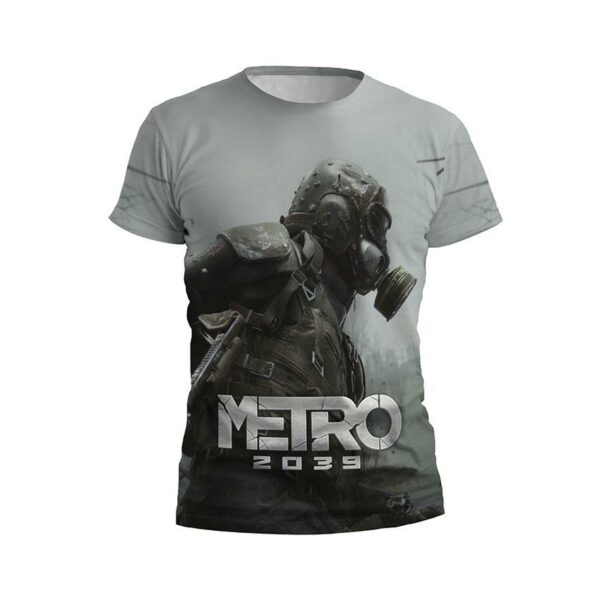 Футболка дитяча спортивна з принтом «Світ Метро 2039. Metro 2039 World»