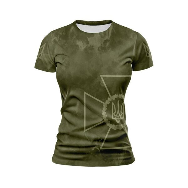 Футболка женская спортивная с принтом «Служба безопасности Украины. Тактический стиль. Tactical Style»