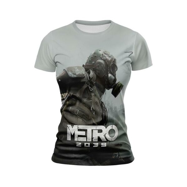 Футболка женская спортивная с принтом «Мир Метро 2039. Metro 2039 World»