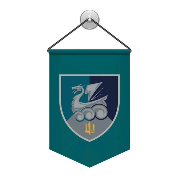 Вимпел двосторонній з принтом «36-та окрема бригада морської піхоти (лого 4)»