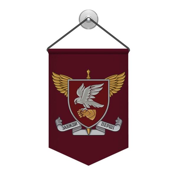 Вимпел двосторонній з принтом «421-й окремий батальйон безпілотних систем»