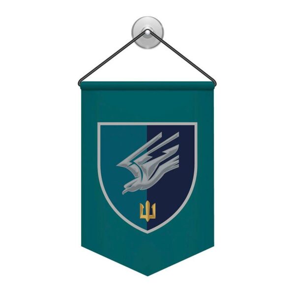 Вымпел двусторонний с принтом «88-й отдельный батальон морской пехоты (лого 2)»