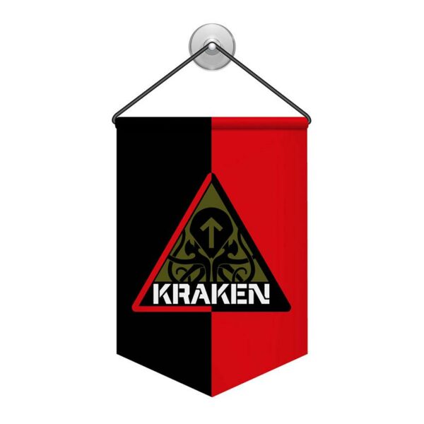 Вимпел двосторонній з принтом «Спецпідрозділ «Kraken»»