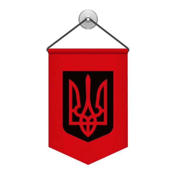 Вымпел двусторонний с принтом «УПА с Гербом 1»