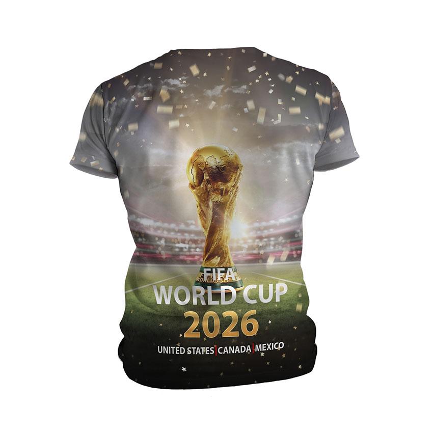 Футболка детская спортивная с принтом «Кубок Мира 2026. World Cup 2026»