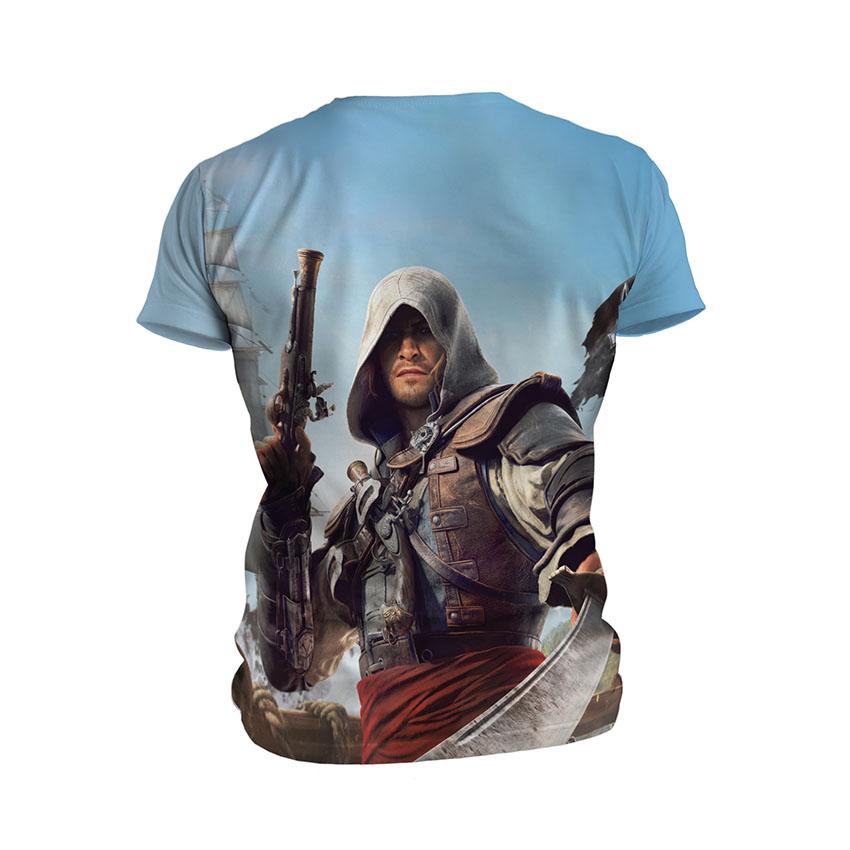 Футболка дитяча спортивна з принтом «Ассасін Крід. Морський Ассасін. Assassin's Creed. Sea Assassin»