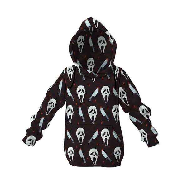 Худі дитяче з принтом «Ґоустфейс. Нічний мисливець. Ghostface. Night Hunter»