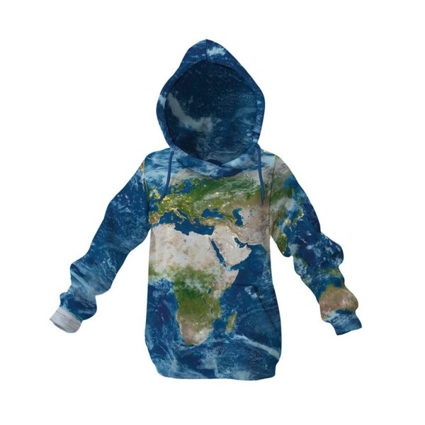 Худі дитяче з принтом «Мапа. Подорож світом. Map. World Journey»