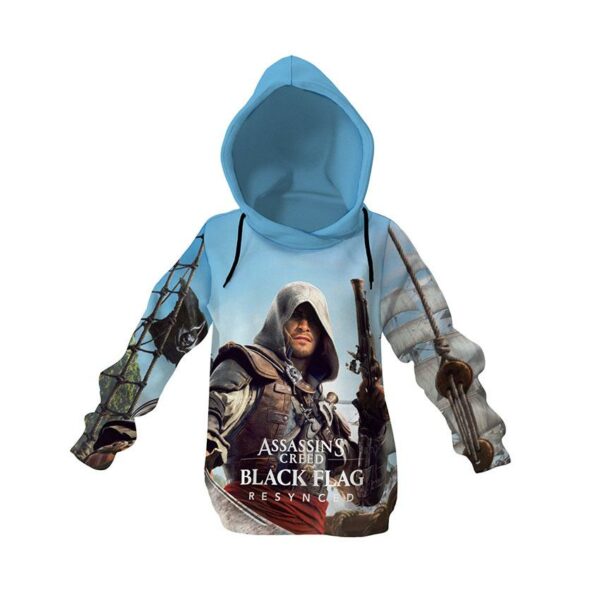 Худи детское с принтом «Ассасин Крид. Морской Ассасин. Assassin's Creed. Sea Assassin»