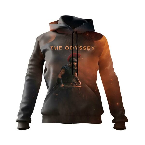 Худі жіноче з принтом «Епічна Битва. Одіссея. Epic Battle. The Odyssey»
