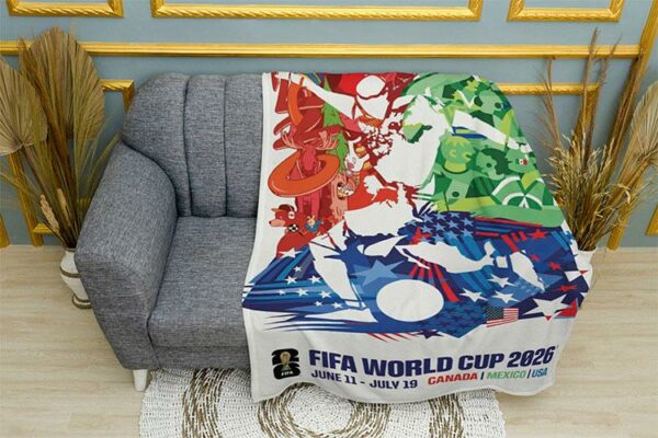 Плед «Чемпионат мира по футболу 2026. 2026 FIFA World Cup»