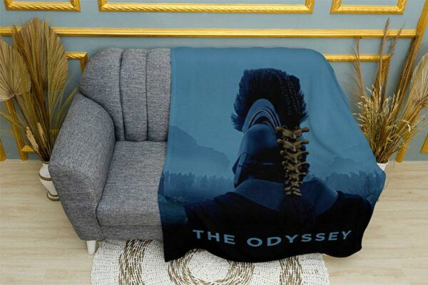 Плед «Древнегреческий Воин. Одиссея. Ancient Greek Warrior. The Odyssey»