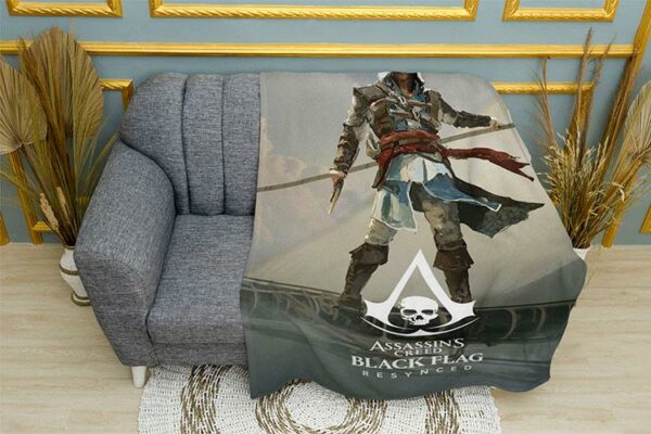 Плед «Ассасін Крід. Дух Піратства. Assassin's Creed. Pirate Spirit»