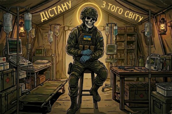 Прапор «Бойовий медик ЗСУ. Combat medic AFU»