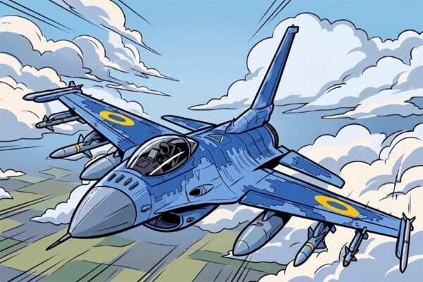Прапор «F-16 Збройних Сил. Armed Forces F-16» 1