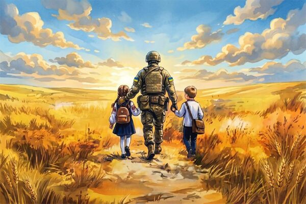 Прапор «Майбутнє під захистом. Future under protection»