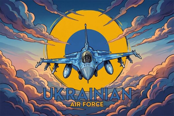 Прапор «Небесний страж України. Ukrainian sky guardian»