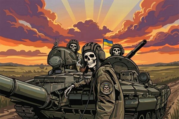 Прапор «Примарні танкісти ЗСУ. Ghost tankers AFU»