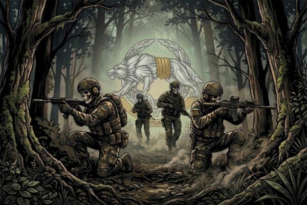 Прапор «ССО. Нічні мисливці ЗСУ. Night hunters AFU»