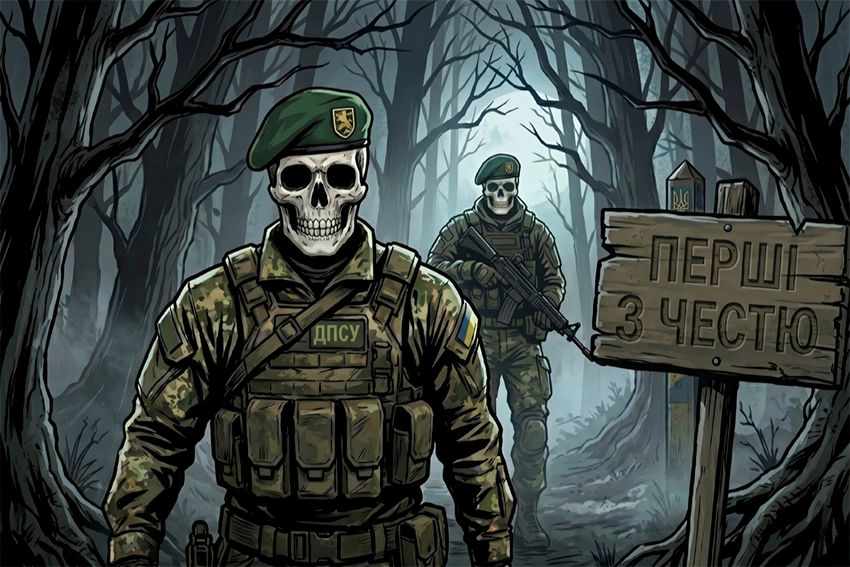 Прапор «Вартові державного кордону. State border guardians»