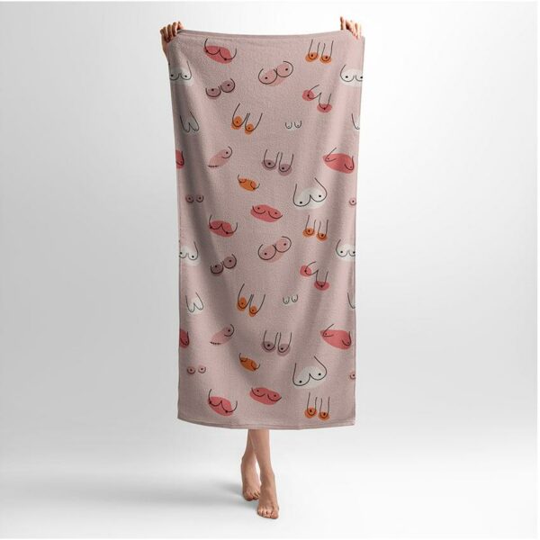 Рушник з принтом «Бодіпозитивний патерн. Body Positive Pattern»