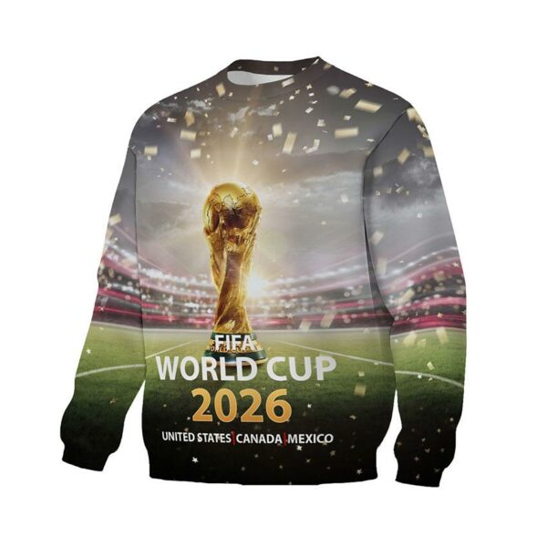 Свитшот унисекс с принтом «Кубок Мира 2026. World Cup 2026»