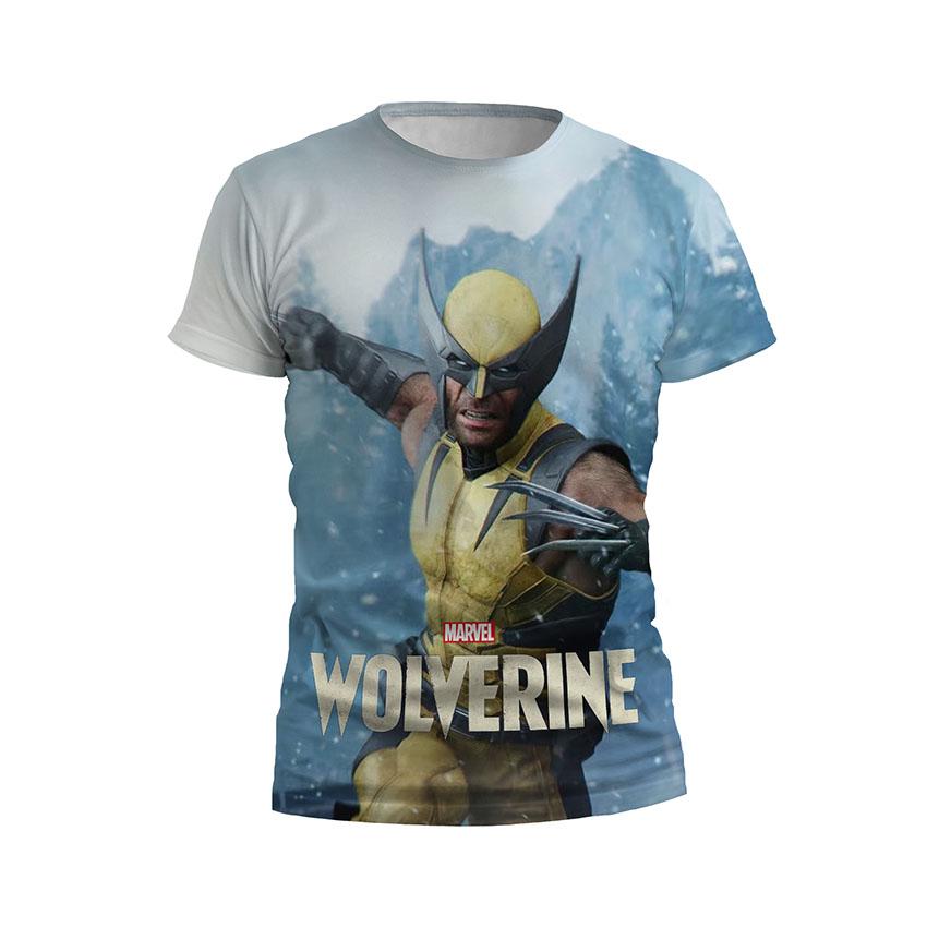 Футболка чоловіча спортивна з принтом «Бойовий Росомаха. Гра. Battle Wolverine. Game»