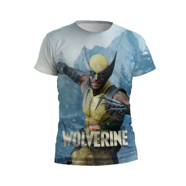 Футболка дитяча спортивна з принтом «Бойовий Росомаха. Гра. Battle Wolverine. Game»