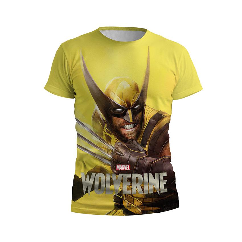 Футболка детская спортивная с принтом «Росомаха. Яркий удар. Wolverine. Bright Strike»