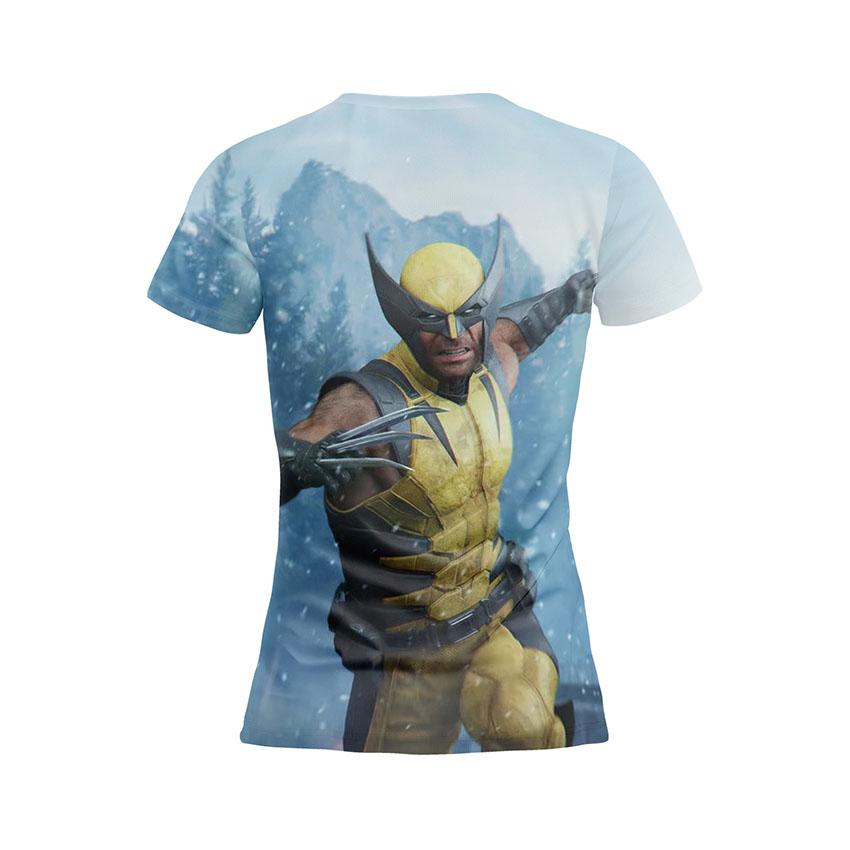 Футболка жіноча спортивна з принтом «Бойовий Росомаха. Гра. Battle Wolverine. Game»