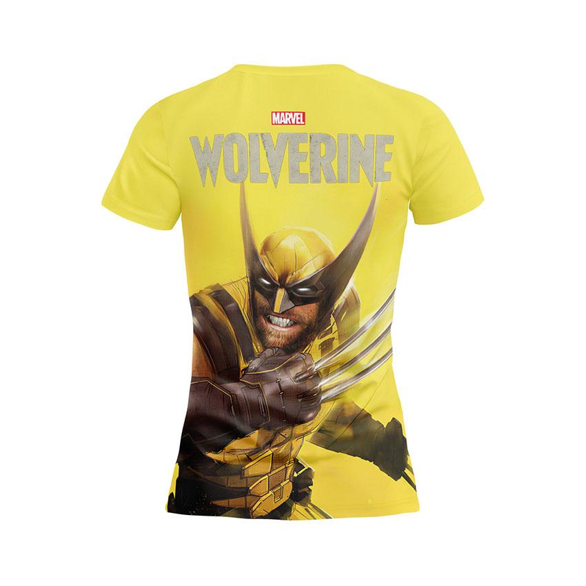 Футболка женская спортивная с принтом «Росомаха. Яркий удар. Wolverine. Bright Strike»