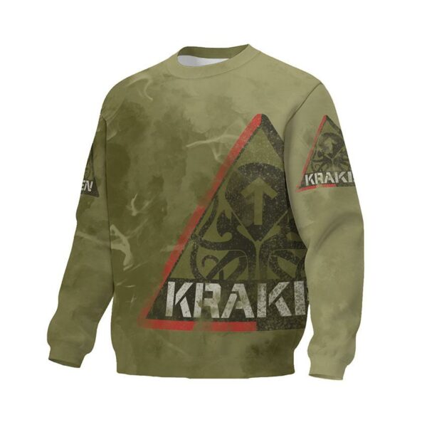 Світшот унісекс з принтом «Спецпідрозділ Кракен. Тактичний дух. Kraken Special Unit. Tactical Spirit»