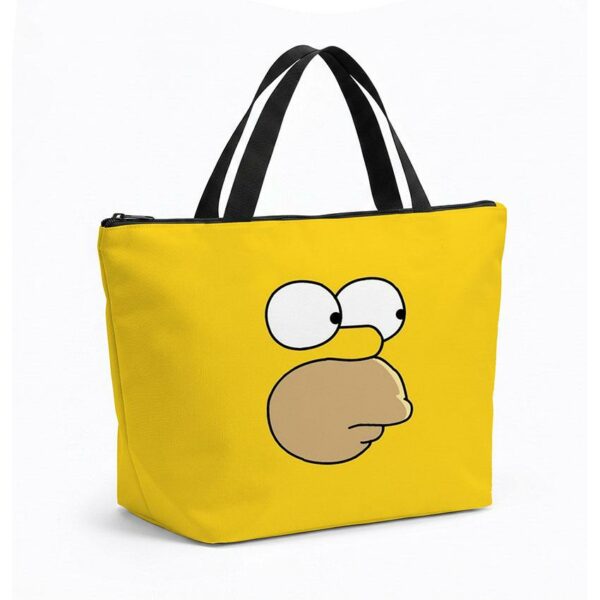 Сумка-холодильник с принтом «Гомер. Желтое лицо. Homer. Yellow Face. The Simpsons»