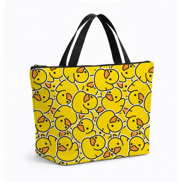 Сумка-холодильник с принтом «Милые утята. Паттерн. Cute ducks. Pattern»