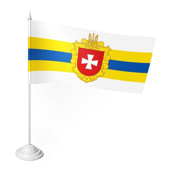 Настільний прапорець Рівненської області